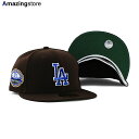 ニューエラ キャップ 59FIFTY ロサンゼルス ドジャース MLB DODGER STADIUM 50TH ANNIVERSARY KELLY GREEN BOTTOM FITTED CAP BROWN NEW ERA LOS ANGELES DODGERS 帽子 メンズ レディース 男女兼用 ブラウン /BRN COLOR BOTTOM 24_2_2NE