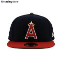 ニューエラ キャップ 59FIFTY ロサンゼルス エンゼルス 2024 MLB ON-FIELD AUTHENTIC ALTERNATE FITTED CAP NAVY RED NEW ERA LOS ANGELES ANGELS 帽子 メンズ レディース ネイビー レッド /NAVY 24_4RE_0422