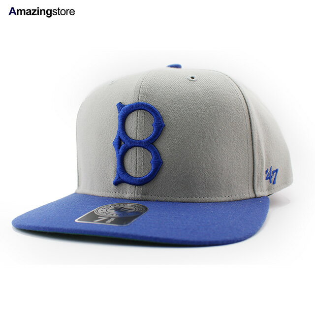 Rakuten - 47ブランド MLB ブルックリン ドジャース 47BRAND COOPERSTOWN FITTED CAP GRAY BROOKLYN DODGERS