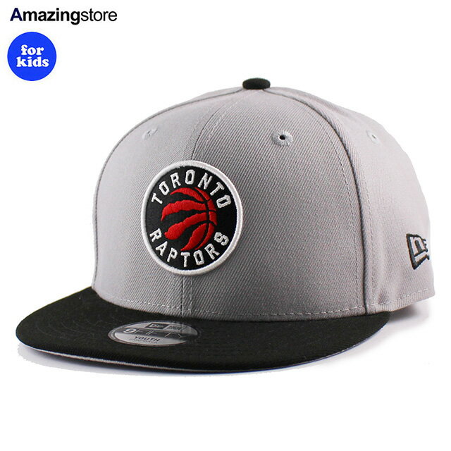 Rakuten - 子供用 ニューエラ キャップ 9FIFTY トロント ラプターズ NBA TEAM BASIC SNAPBACK CAP HEATHER GREY BLACK NEW ERA TORONTO RAPTORS