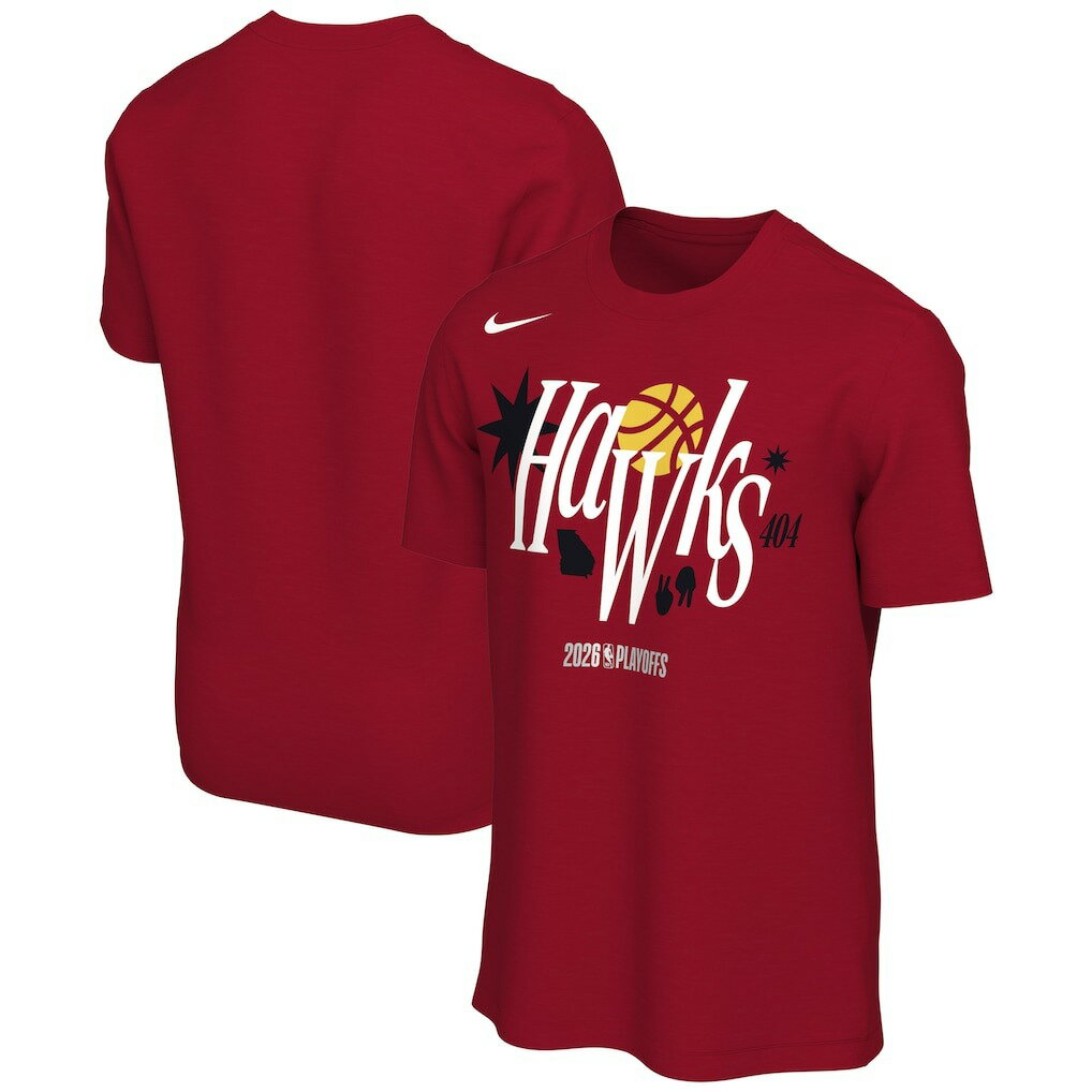 Rakuten - 海外取寄 ナイキ Tシャツ アトランタ ホークス 2026 NBA PLAYOFFS MANTRA T-SHIRT RED NIKE ATLANTA HAWKS