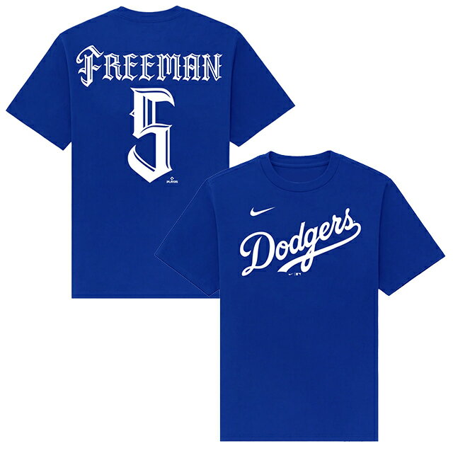 フレディ フリーマンモデル Tシャツ 海外取寄 ロサンゼルス ドジャース MISTER CARTOON NAME&NUMBER T-SHIRT ROYAL BLUE LOS ANGELES DODGERS FREDDIE FREEMAN ミスターカートゥーン