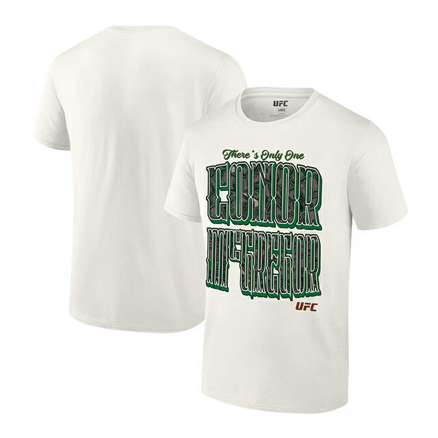 コナー マクレガーモデル海外取寄 UFC Tシャツ THERE'S ONLY ONE T-SHIRT WHITE ConorMcGregor