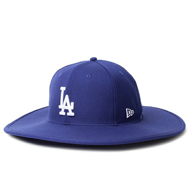 Rakuten - ニューエラ ロングブリムハット ロサンゼルス ドジャース MLB FITTED LONG BRIM HAT DARK ROYAL BLUE