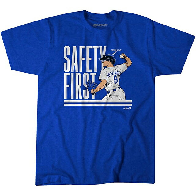 Rakuten - キケ ヘルナンデスモデル 海外取寄 ロサンゼルス ドジャース Tシャツ SAFETY FIRST T-SHIRT ROYAL BLUE BREAKINGT LOS ANGELES DODGERS ENRIQUE HERN?NDEZ ロイヤルブルー
