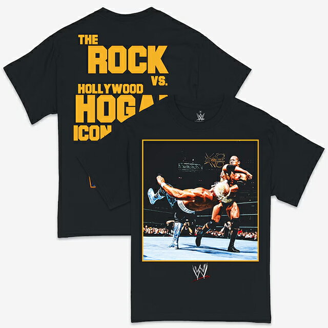 Rakuten - ザ ロック vs ハルク ホーガンモデル 海外取寄 RIPPLE JUNCTION Tシャツ WRESTLE MANIA X8 MOMENT GRAPHIC T-SHIRT BLACK HULK HOGAN レッスルマニア WRESTLEMANIA RAW SMACKDOWN プロレス ロー TEE