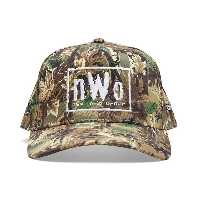 WWE 海外取寄 nWo スナップバックキャップ REALTREE CAMO SNAPBACK CAP CHALK LINE ロー スマックダウン RAW SMACKDOWN プロレス 帽子 メンズ レディース 男女兼用