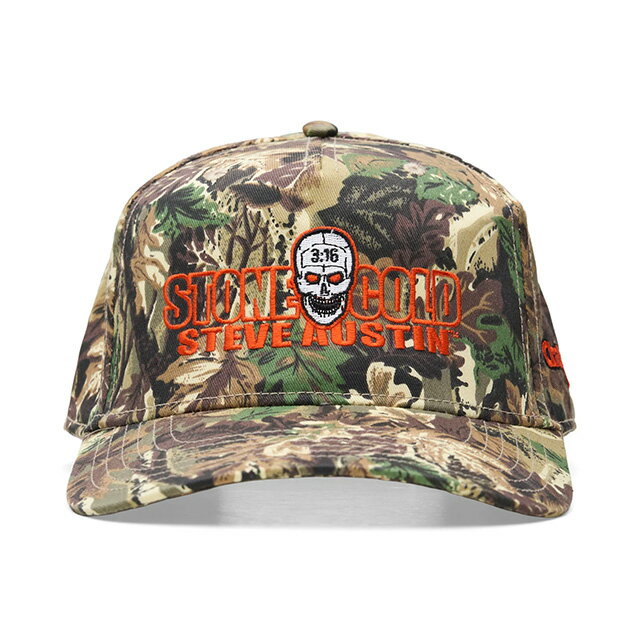 ストーン コールド スティーブ オースチンモデル 海外取寄 WWE スナップバックキャップ REALTREE CAMO SNAPBACK CAP CHALK LINE STONE COLD STEVE AUSTIN ロー スマックダウン RAW SMACKDOWN プロレス 帽子 メンズ レディース 男女兼用