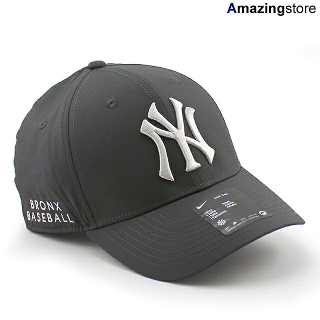 ナイキ キャップ ニューヨーク ヤンキース CLUB STRUCTURED UV POLY RIPSTOP CAP ANTHRACITE NIKE NEW YORK YANKEES ロープロファイルキャップ LOW PROFILE CAP 帽子 メジャーリーグ 公式 ベースボールキャップ アントラシット グレー