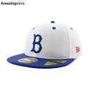 ニューエラ キャップ RC59FIFTY ブルックリン ドジャース MLB DODGERS PACK RETRO CROWN FITTED CAP WHITE-...