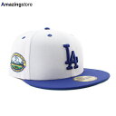 ニューエラ キャップ 59FIFTY ロサンゼルス ドジャース MLB DODGERS PACK 50TH FITTED CAP WHITE-DARK ROYA...