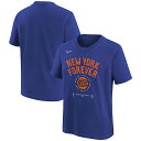 CO iCL TVc j[[N jbNX 2024 NBA PLAYOFFS MANTRA T-SHIRT BLUE NIKE NEW YORK KNICKS [24_4_NBA_ vCIt]