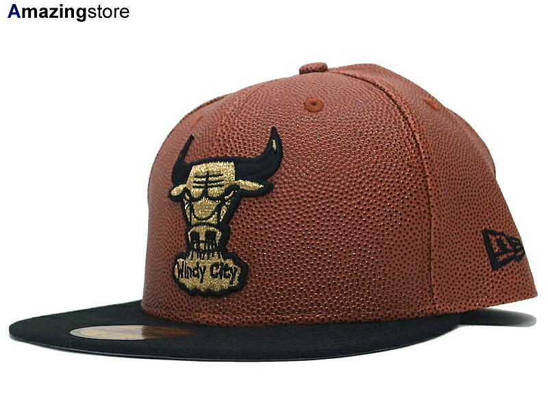 NEW ERA CHICAGO BULLS【BASKET-BALLIN/BRN-BLK-GOLD】ニューエラ シカゴ ブルズ 59FIFTY [帽子 ヘッドギア new era cap ニューエラキ..