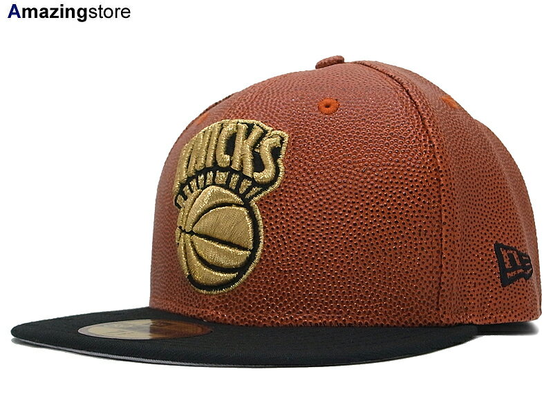 NEW ERA NEW YORK KNICKS【BASKET-BALLIN/BRN-BLK-GOLD】 ニューエラ ニューヨーク ニックス 59FIFTY [帽子 ヘッドギア new era cap ニ..