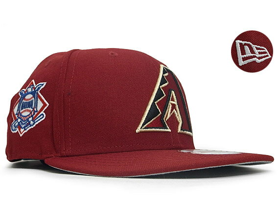 NEW ERA ARIZONA DIAMONDBACKS 【LEAGUE REPLICA GAME SNAPBACK/B RED】 ニューエラ アリゾナ ダイヤモンドバックス 9FIFTY S/M ワンサイズ スナップバック [帽子 ヘッドギア cap キャップ 大…