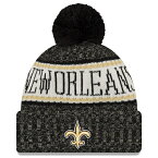 【代引不可】ニューエラ ニットビーニー ニューオリンズ セインツ 【2018 NFL STADIUM SPORT KNIT BEANIE/BLK】 NEW ERA NEW ORLEANS SAINTS 18_12_2 18_12_3