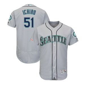 ǥ ƥå˥ե ޥƥå ȥ ޥʡ ICHIRO ROAD FLEX BASE PLAYER JERSEY/GREYMAJESTIC SEATTLE MARINERS [19_6RE]