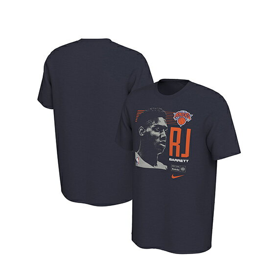 【代引不可】RJ バレット選手モデル ナイキ Tシャツ ニューヨーク ニックス【RJ BARRETT DRAFT FIRST ROUND ROOKIE T-SHIRT/NAVY】NIKE NEW YORK KNICKS [19_7_1NBA19_7_2] 1