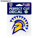 ウィンクラフト サンノゼステイト スパルタンズ ステッカー 【SAN JOSE STATE SPARTANS NCAA PERFECT CUT DECAL】 WINCRAFT [for3000 19_10RE 19_11RE]