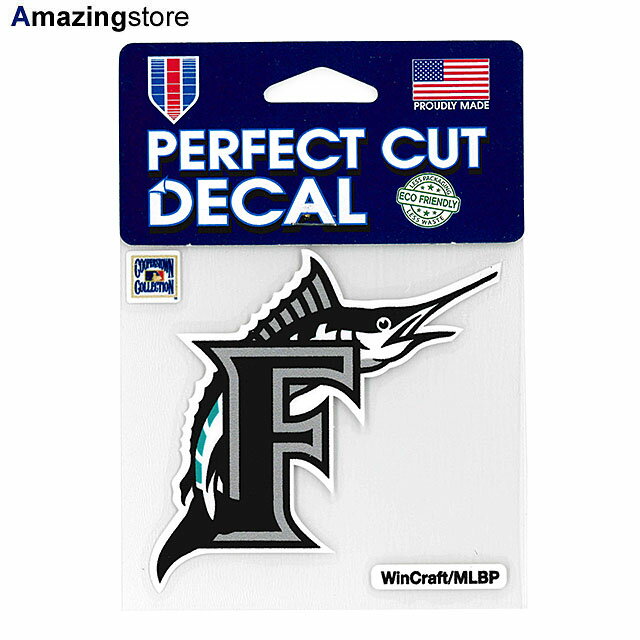 ウィンクラフト フロリダ マーリンズ ステッカー 【FLORIDA MARLINS MLB COOPERSTOWN PERFECT CUT DECAL】 WINCRAFT [for3000 19_10_5ACC 19_11_1]