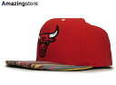 ミッチェル＆ネス MITCHELL&NESS CHICAGO BULLS 【NATIVE-STRIPE SNAPBACK/RED-MULTI】 ミッチェル＆ネス シカゴ ブルズ スナップバック [NBANATIVE]