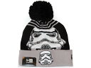 NEW ERA STAR WARS 【STORM TROOPER LOGO WHIZ KNIT BEANIE/BLK-GREY】 ニューエラ スターウォーズ ストーム トルーパー ニット帽 ビーニー EPISODE 7 THE FORCE AWAKENS エピソード7 フォースの覚醒 帽子 ヘッドギア 15_12_2STW 15_12_3