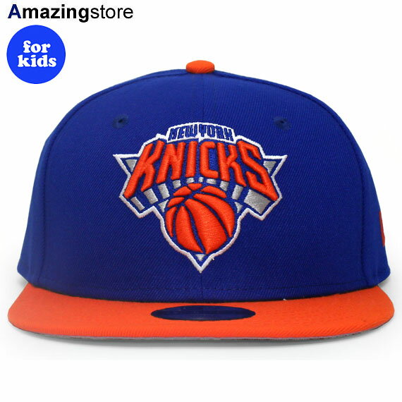 楽天Amazingstoreニューエラ キャップ 9FIFTY スナップバック ニューヨーク ニックス YOUTH NBA BASIC SNAPBACK CAP ROYAL BLUE ORANGE NEW ERA NEW YORK KNICKS 帽子 メンズ レディース 男女兼用 ブルー オレンジ /RYL 24_4RE_0408