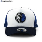 ニューエラ 9FORTY メッシュキャップ ダラス マーベリックス NBA TRUCKER MESH CAP WHITE BLUE NAVY NEW ERA DALLAS MAVERICKS 12746927 帽子 メンズ レディース 男女兼用 ホワイト ネイビー ブルー /WHT 23_11RE_11_22