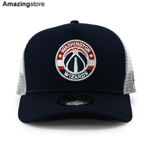 【あす楽】ニューエラ 9FORTY メッシュキャップ ワシントン ウィザーズ メンズ レディース 【NBA D-FRAME TRUCKER MESH CAP/NAVY-WHITE】 NEW ERA WASHINGTON WIZARDS ホワイト ネイビー [21_6RE_0604]