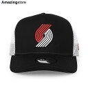 【男女兼用 あす楽】ニューエラ 9FORTY メッシュキャップ ポートランド トレイル ブレイザーズ 【NBA TRUCKER MESH CAP/BLACK-WHITE】 NEW ERA PORTLAND TRAILBLAZERS 12746887 ブラック ホワイト /BLK 22_6RE_0603