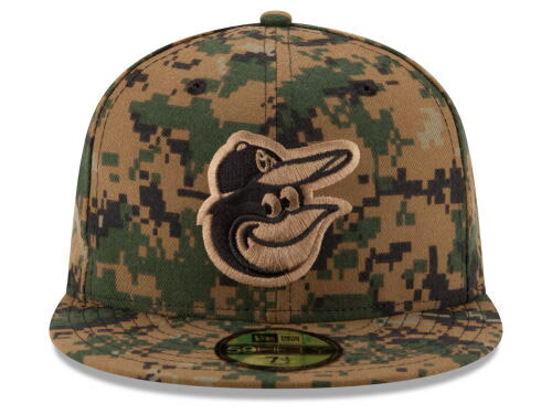 NEW ERA BALTIMORE ORIOLES 【2016 MEMORIAL DAY STARS N STRIPES ON FIELD/DIGI CAMO】 ニューエラ ボルチモア オリオールズ オンフィールド メモリアルデー 59FIFTY CAP 迷彩 [帽子 ヘッドギア new era cap 15_5_5MLB]