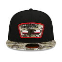 ニューエラ 59FIFTY アトランタ ファルコンズ【NFL 2021 SALUTE-TO-SERVICE/BLACK-DESERT CAMO】 NEW ERA ATLANTA FALCONS [デザートカモ 21_11_2NE21_11_3]