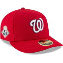 Amazingstore㤨֡2019ɥ꡼ǥۥ˥塼 LP 59FIFTY 亮ȥ ʥʥ륺2019 WORLD SERIES GAME LOW CROWN FITTED CAP/REDWASHINGTON NATIONALS SIDE-PATCH LOW PROFILE 19_10_3MLB19_10_4פβǤʤ12,980ߤˤʤޤ