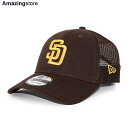 ニューエラ 9FORTY メッシュキャップ サンディエゴ パドレス MLB TRUCKER MESH CAP BROWN NEW ERA SAN DIEGO P...