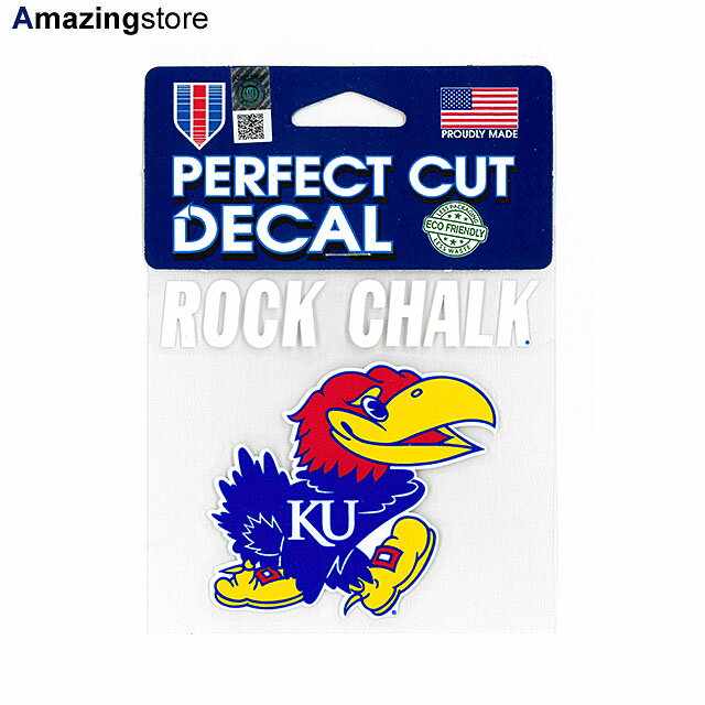 󥯥ե ƥå 󥶥 ۡ NCAA PERFECT CUT DECAL WINCRAFT KANSAS JAYHAWKS [for3000 21_5_4ACC]