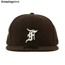 【MLBコラボ】ニューエラ フィアーオブゴッド エッセンシャルズ 【59FIFTY FITTED CAP/BROWN】 NEW ERA FEAR OF GOD ...