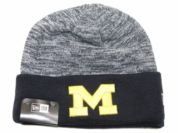 【全14種類以上】NEW ERA MICHIGAN WOLVERINES 【TEAM-RAPID KNIT BEANIE/NAVY】 ニューエラ ニューエラ ミシガン ウォルバリンズ ニット帽 ビーニー NCAA ネイビー [帽子 ヘッドギア ニューエラキャップ new eraキャップ 17_1_5 17_2_1]