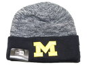 NEW ERA MICHIGAN WOLVERINES  ニューエラ ニューエラ ミシガン ウォルバリンズ ニット帽 ビーニー NCAA ネイビー 