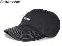7UNION  7ユニオン セブンユニオン ストラップバック ロープロファイルキャップ LOW PROFILE CAP DAD HAT TWILL CAP ブラック BLACK 黒 