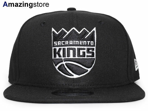 ニューエラ キャップ 9FIFTY スナップバック サクラメント キングス NBA TEAM BASIC SNAPBACK CAP BLACK WHITE NEW ERA SACRAMENTO KINGS 帽子 メンズ レディース 男女兼用 ブラック ホワイト /BLK 22_5RE_0519 B0779HZB3L