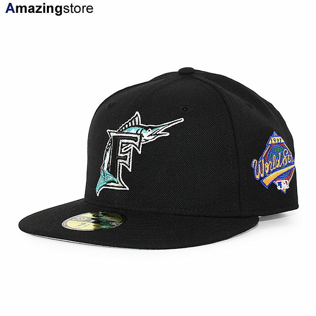 ニューエラ キャップ 59FIFTY フロリダ マーリンズ MLB 1997 WORLD SERIES GAME FITTED CAP BLACK NEW ERA FLORIDA MARLINS 11783655 帽子 メンズ レディース ブラック /BLK BIG_SIZE COLOR_BO…