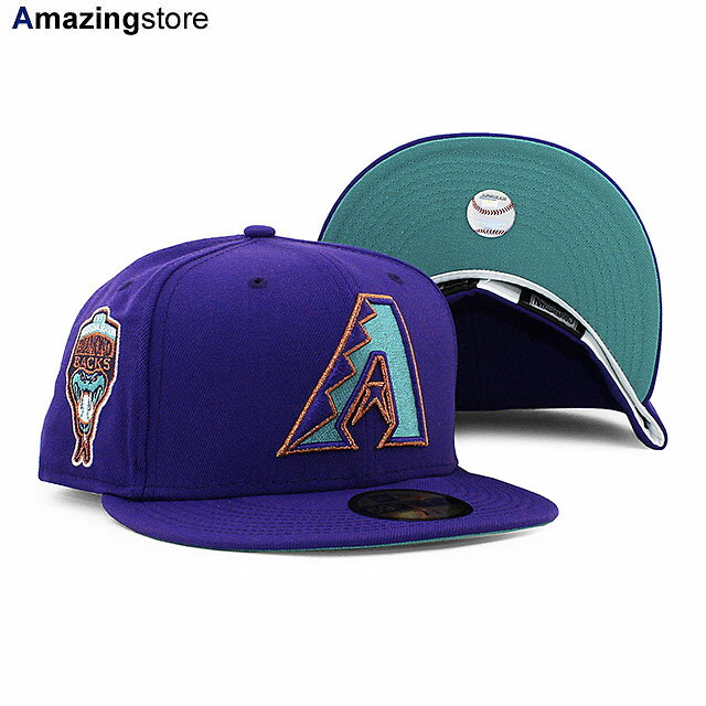 【あす楽】ニューエラ 59FIFTY アリゾナ ダイヤモンドバックス 【MLB 1998 INAUGURAL SEASON FITTED CAP/PURPLE】 NEW ERA ARIZONA DIAMONDBACKS パープル [/PUR COLOR_BOTTOM 22_6RE_0615]