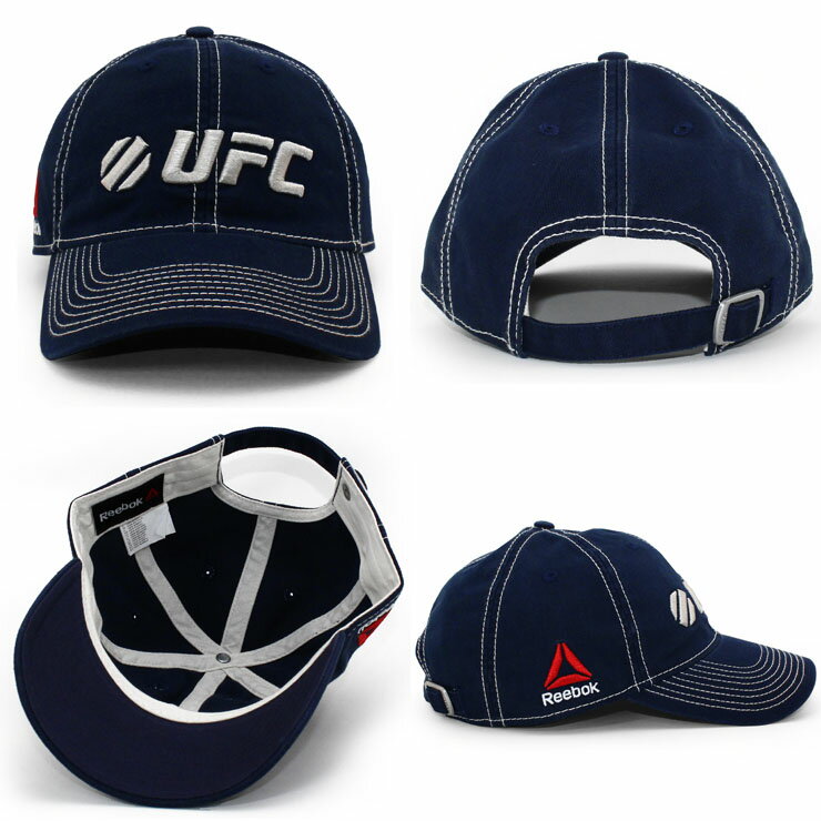 【あす楽】リーボック UFC ストラップバック 【ADJUSTABLE SLOUCH STRAPBACK/NAVY】 REEBOK ネイビー [23_1RE 23_2RE_0202] 2