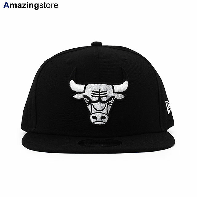 ニューエラ キャップ 9FIFTY スナップバック シカゴ ブルズ NBA TEAM BASIC SNAPBACK CAP BLACK WHITE NEW ERA CHICAGO BULLS a70353680 帽子 メンズ レディース 男女兼用 ブラック ホワイト /BLK 24_4RE_0408