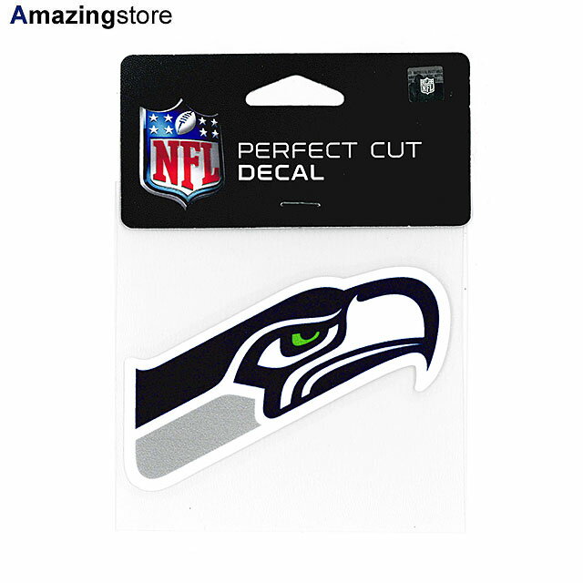 ウィンクラフト ステッカー シアトル シーホークス 【NFL PERFECT CUT DECAL】 WINCRAFT SEATTLE SEAHAWKS 63080012 [for3000 21_9_1ACC]