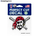 ウィンクラフト ステッカー ピッツバーグ パイレーツ 【MLB ALTERNATE PERFECT CUT DECAL】 WINCRAFT PITTSBURGH PIRATES [for3000 22_11RE_1122]