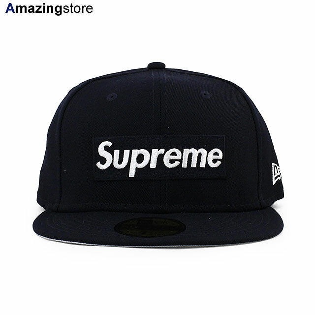 SUPREME ニューエラ 59FIFTY  シュプリーム NEW ERA ネイビー 