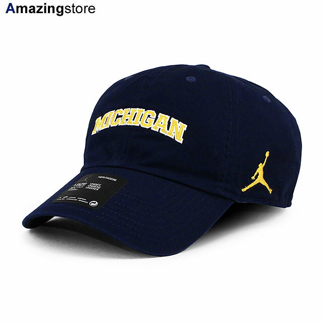 男女兼用 あす楽 ジョーダンブランド キャップ ミシガン ウォルバリンズ NCAA HERITAGE 86 WORDMARK STRAPBACK CAP H86 NAVY JORDAN BRAND MICHIGAN WOLVERINES ネイビー /NAVY 23_4RE_ 23_5RE_0524