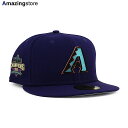 ニューエラ 59FIFTY アリゾナ ダイヤモンドバックス 【MLB TURN BACK THE CLOCK FITTED CAP/PURPLE】 NEW ER...