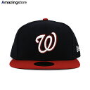 ニューエラ キャップ 59FIFTY ワシントン ナショナルズ MLB ON FIELD AUTHENTIC ALTERNATE FITTED CAP NAVY RED NEW ERA WASHINGTON NATIONALS 11449330 帽子 メンズ レディース 男女兼用 ネイビー レッド /NAVY BIG_SIZE 24_4RE_0422